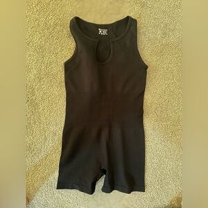 Black one piece shorts